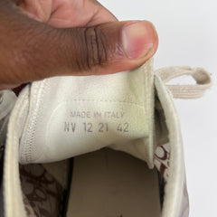 Dior B23 Brown Oblique High-Top Sneakers
