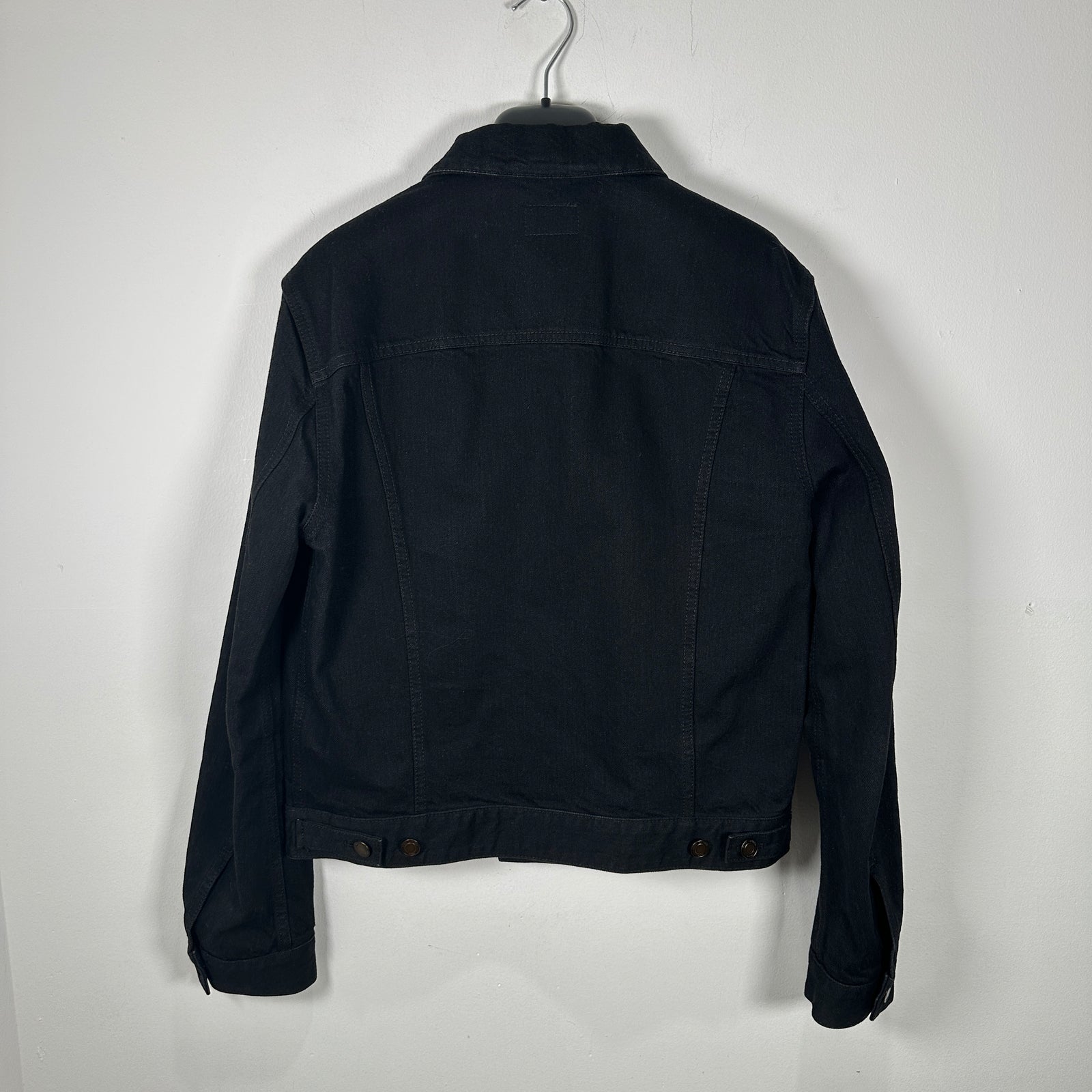 Saint Laurent Black Denim Jean Jacket Size L