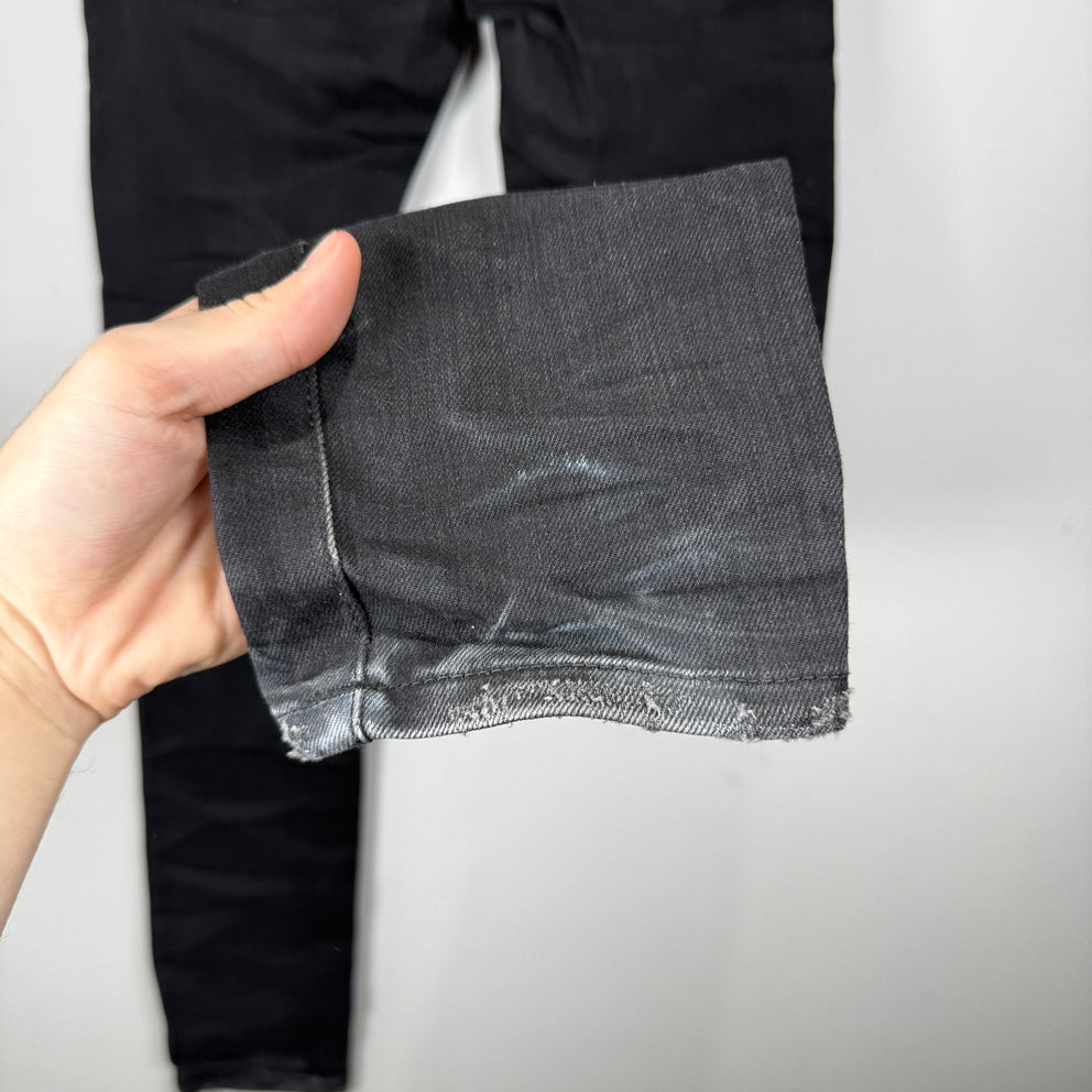 Saint Laurent Jeans Black Distressed D02 Size 27
