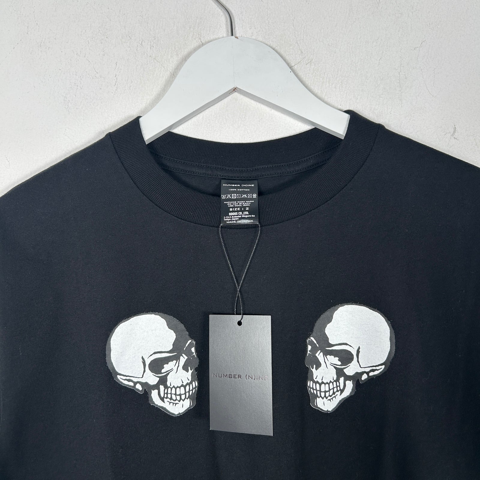Number (N)ine Double Skull Graphic T-Shirt