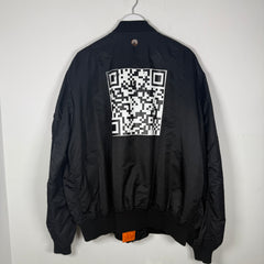 Vetements Reversible QR Bomber Jacket Size L