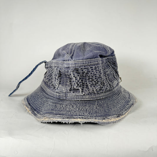 Kapital Navy Boro Bucket Hat