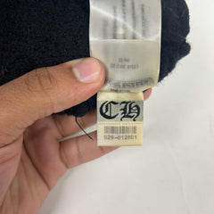 Chrome Hearts Black Scroll Logo Beanie