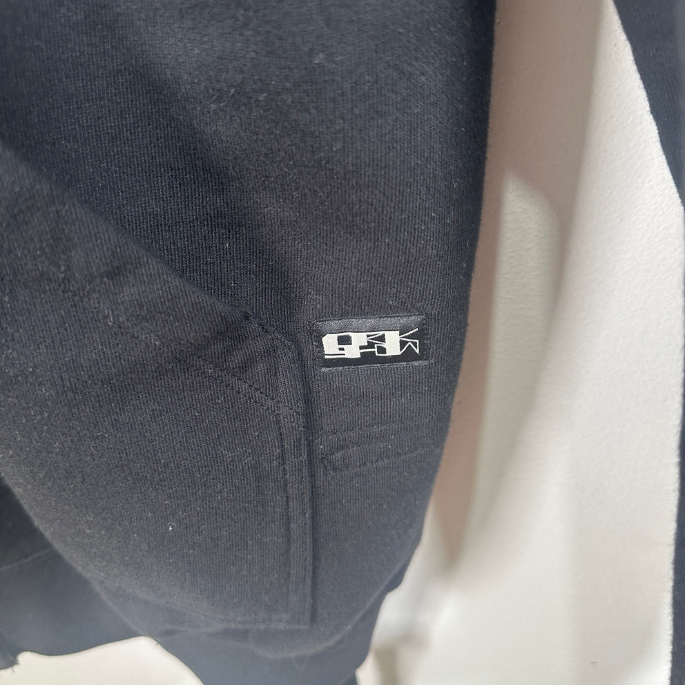 Rick Owens Black Full Zip Hoodie Size XL