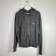Stussy Pigment Dyed Logo Zip-Up Hoodie