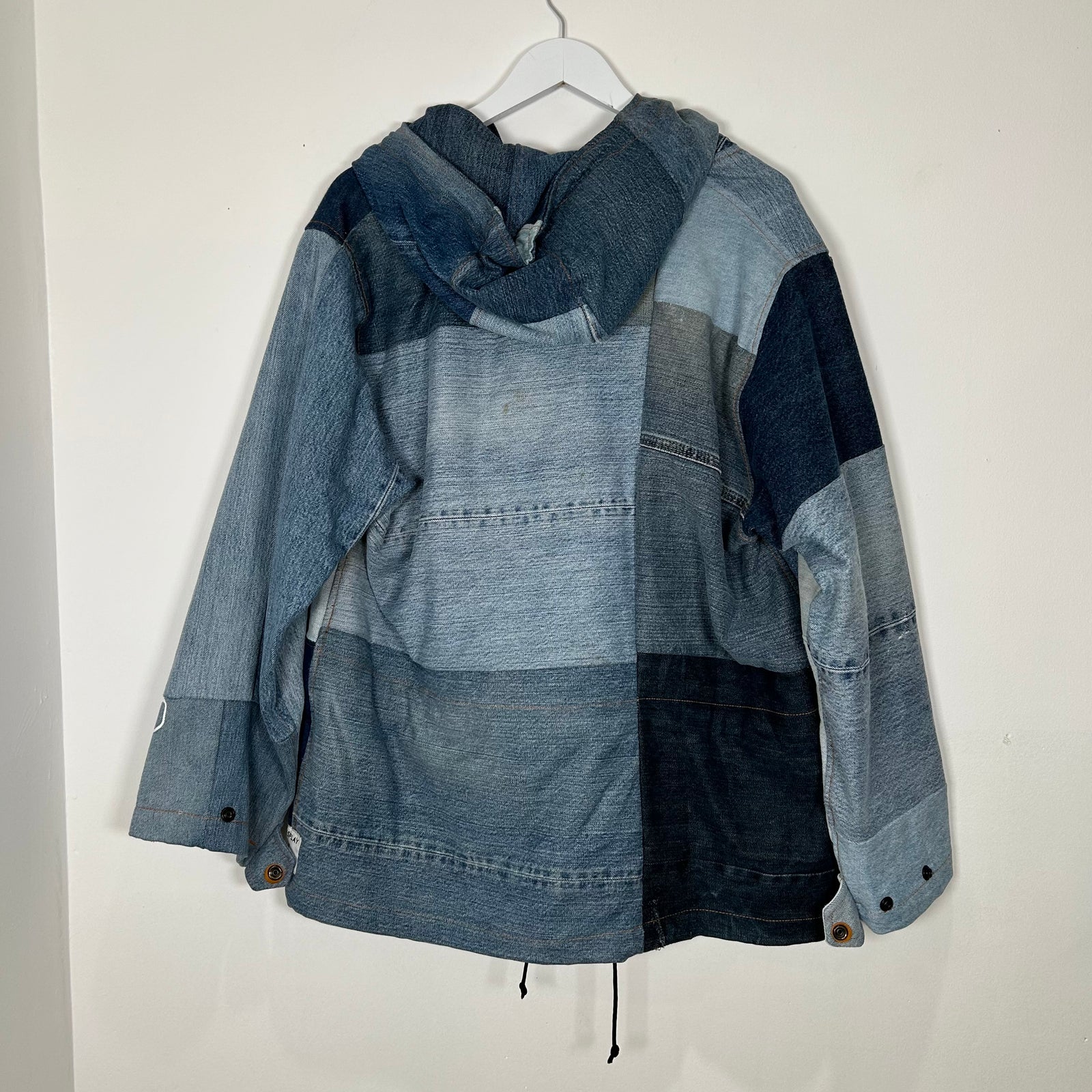 Gallery Dept Denim Patchwork Poncho Pull Over Size S