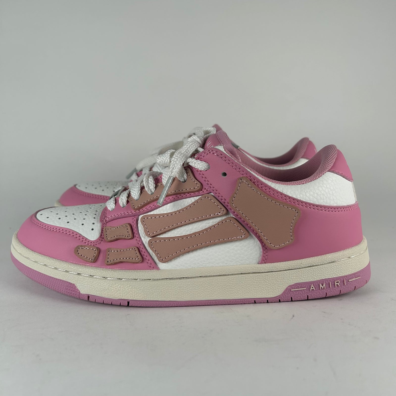 Amiri Pink Skeleton Low Sneaker Size 7