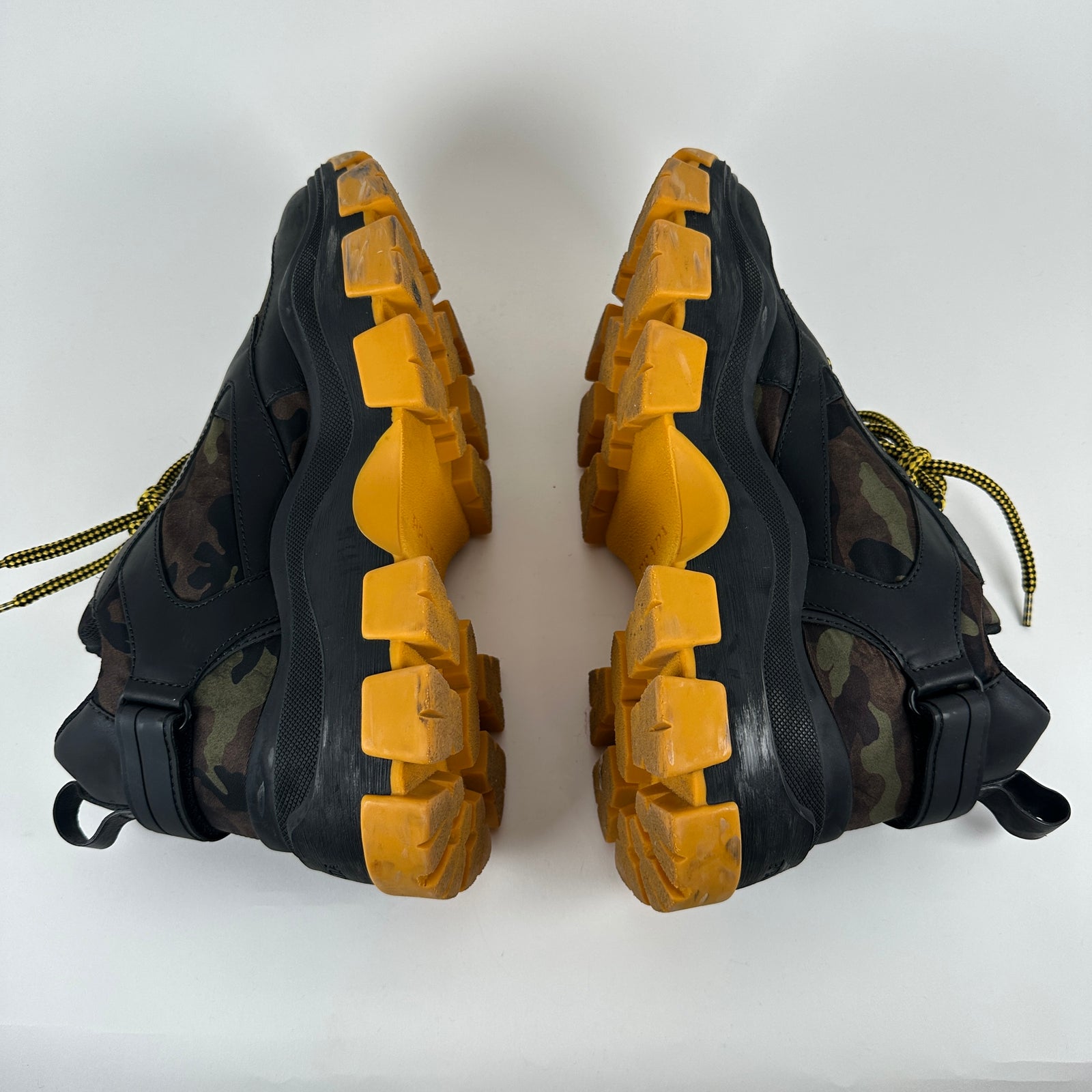 Prada Pegasus Camo Chunky Sneaker Size 10