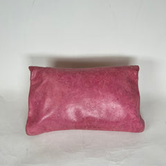 Balenciaga Pink Lambskin Giant Envelope Clutch
