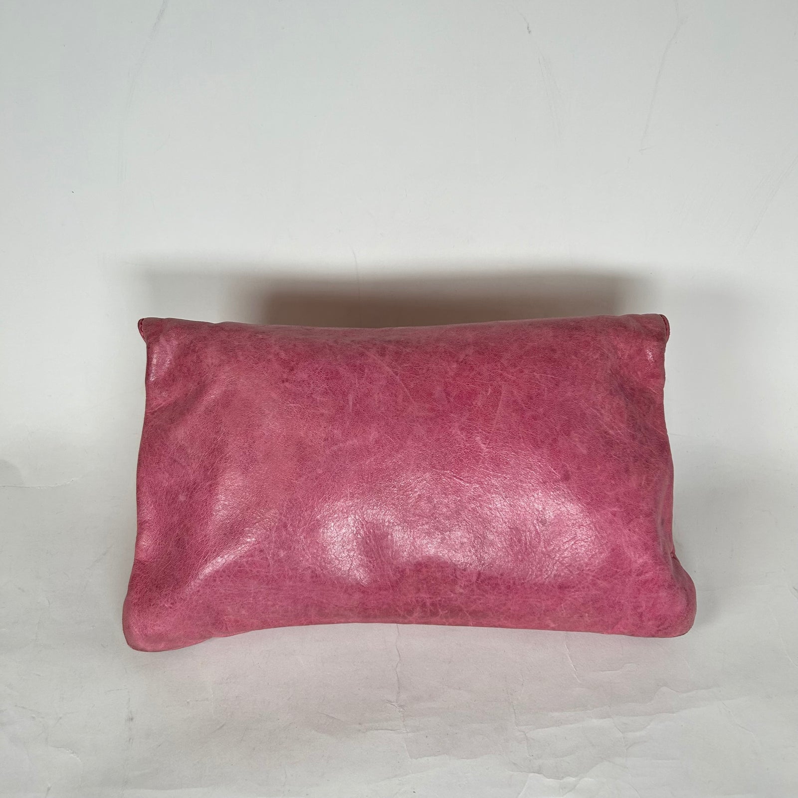 Balenciaga Pink Lambskin Giant Envelope Clutch
