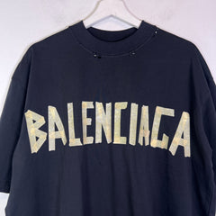 Balenciaga Tape Type Logo T-Shirt