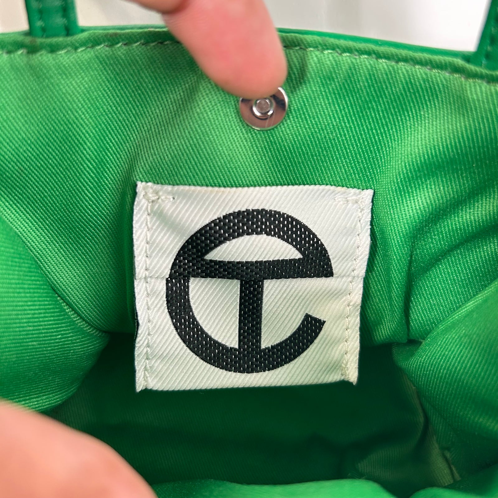 Telfar Green Small Shopping Bag