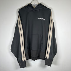 Palm Angels Grey Track Hoodie Size XL