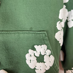 Green Denim Tears Wreath Hoodie Size S