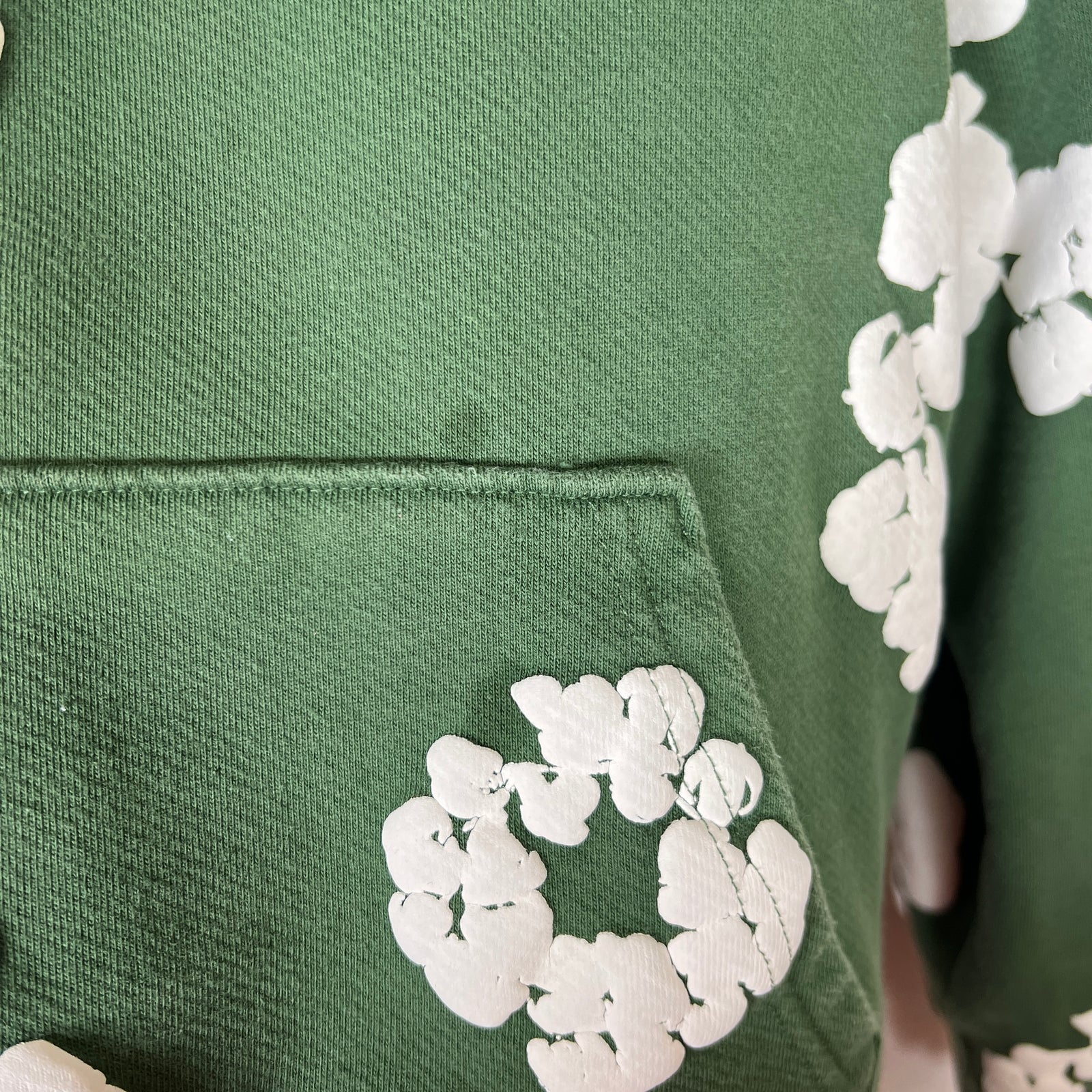 Green Denim Tears Wreath Hoodie Size S