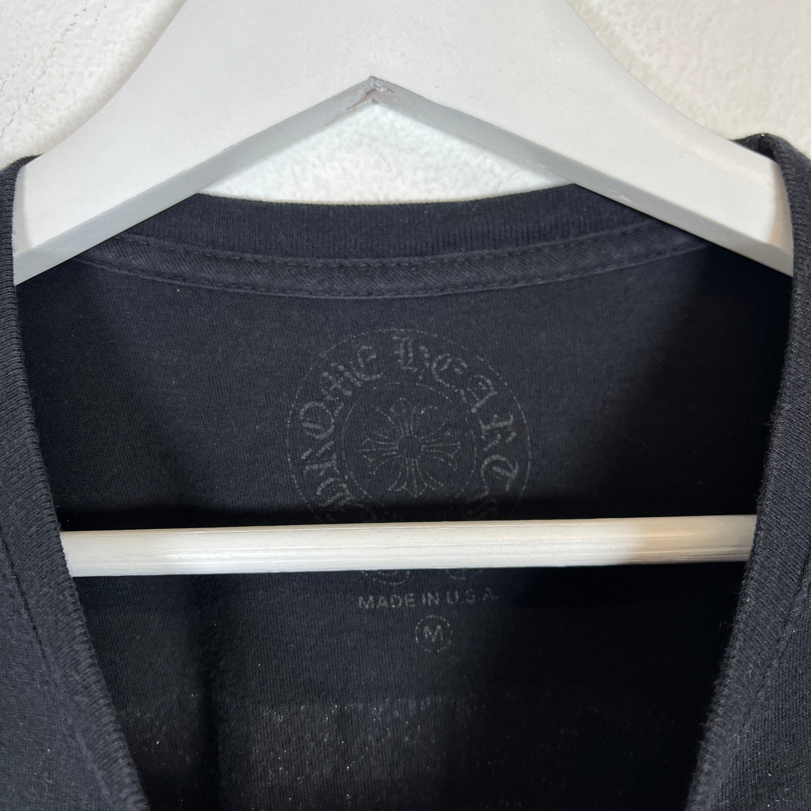 Chrome Hearts Black American Flag T-Shirt Size M