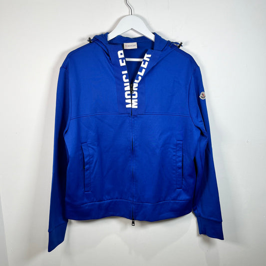 Moncler Blue Spell Out Track Jacket Size XL