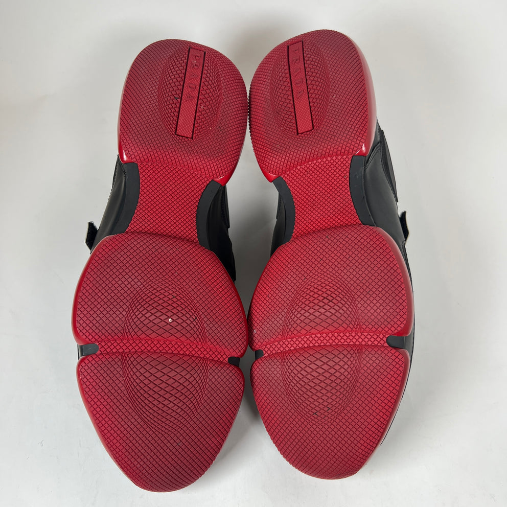 Prada Black/Red Cloudbust Sneaker 10