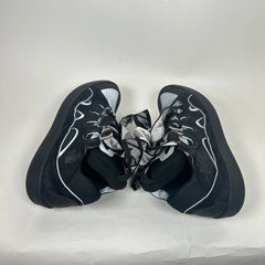 Lanvin Black Reflective Curb Sneakers Size 42