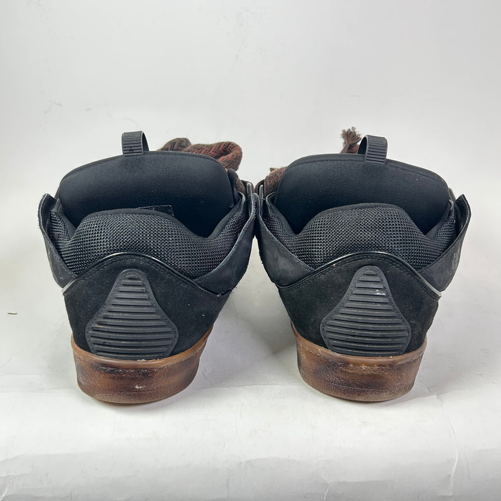 Lanvin Chocolate Curb Sneakers
