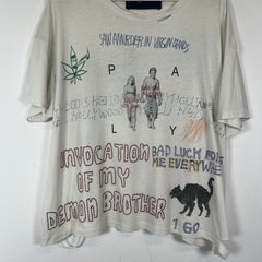 Paly Hollywood Cream 'Bad Luck' T-Shirt Size S
