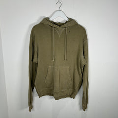 John Elliot Distressed Olive Hoodie Size 3