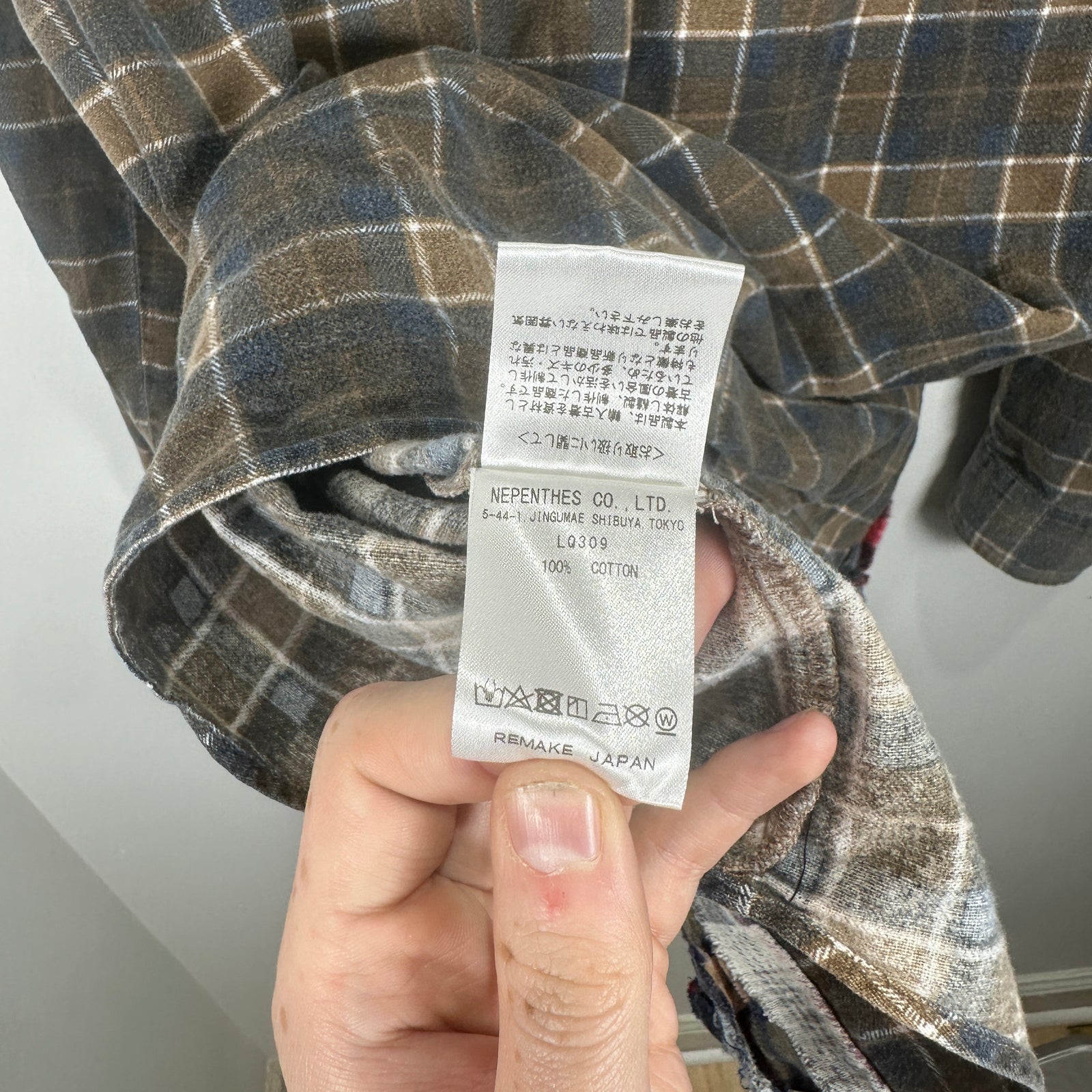 Needles Rebuild Flannel Size S