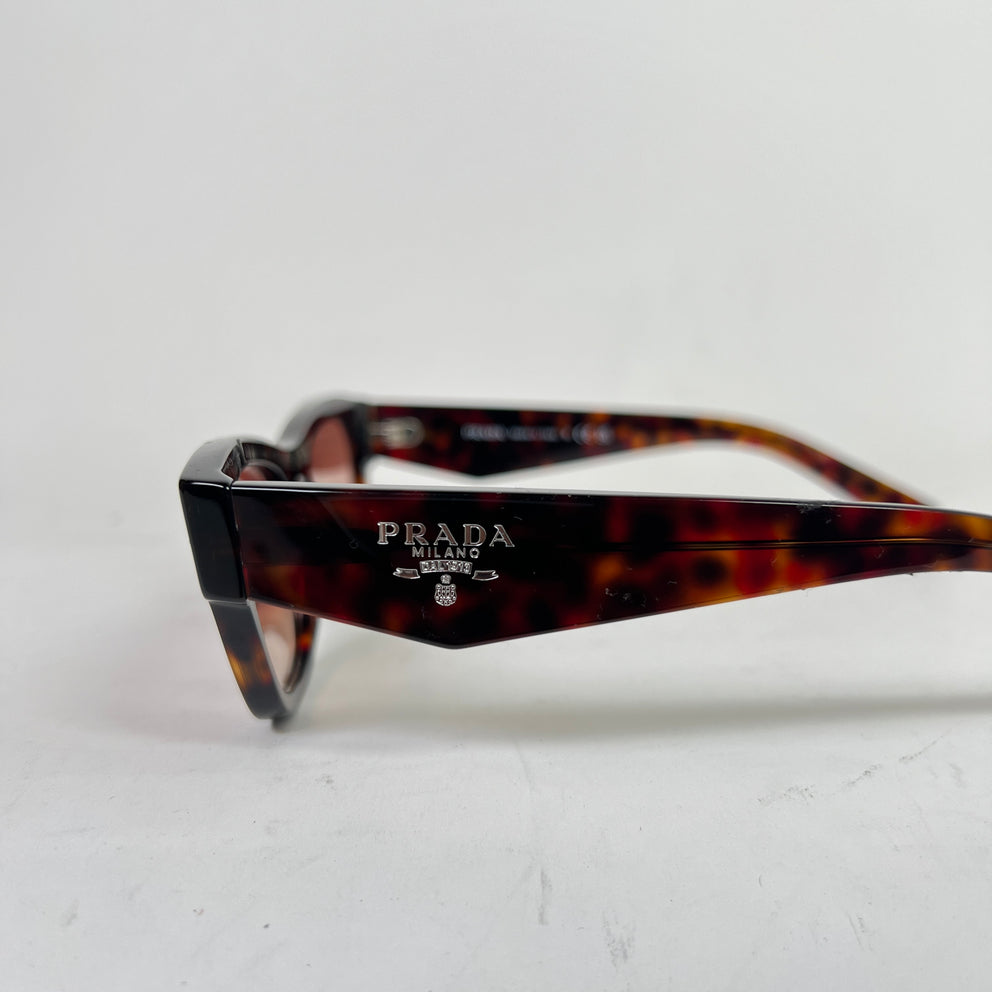 Prada Tortoise Symbole Sunglasses