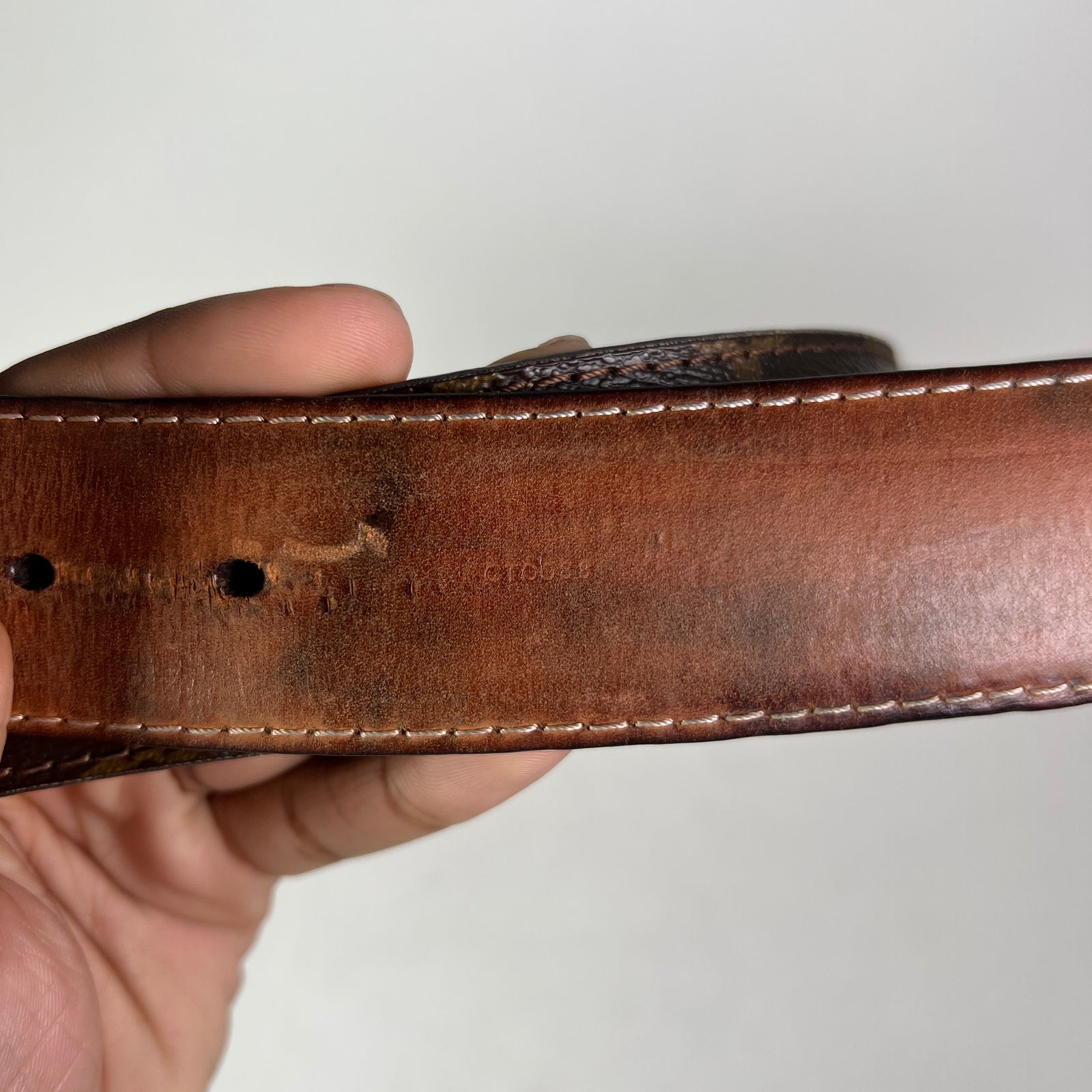 Louis Vuitton Monogram Pochette Duo Belt