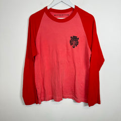 Chrome Hearts Red Dagger Baseball LS Tee Size L