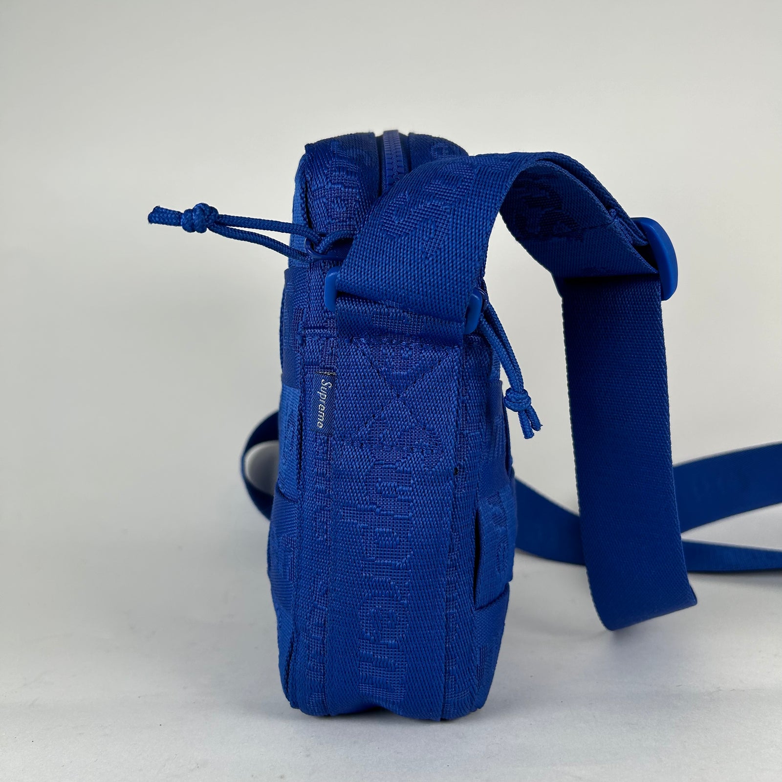 Supreme Blue Canvas Side Bag