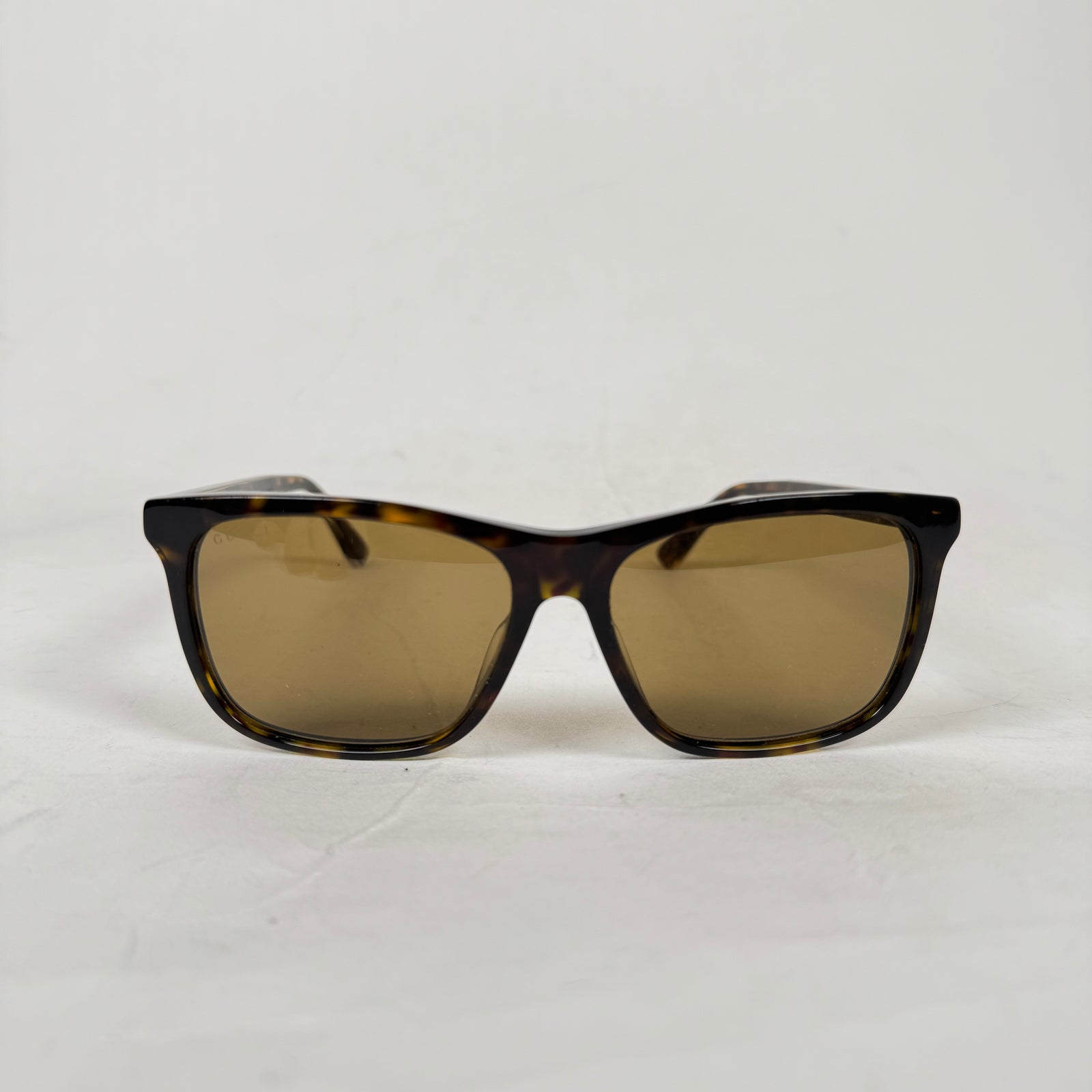 Gucci Brown Web Stripe Sunglasses