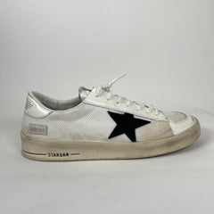 Golden Goose White/Black Stardan Sneaker Size 45
