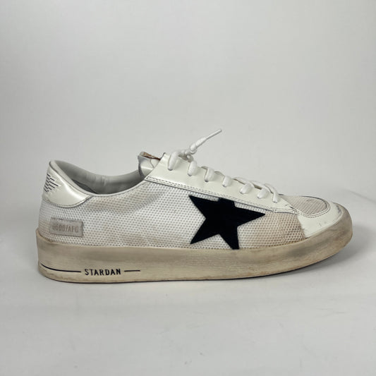 Golden Goose White/Black Stardan Sneaker Size 45