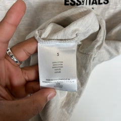 Essentials Grey Logo T-shirt Size S