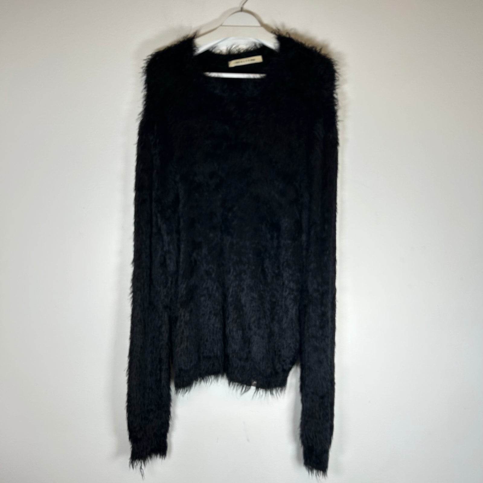 Alyx Black Fur Sweater Size XL