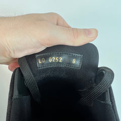 Louis Vuitton Black Monogram Trainers Sz LV8