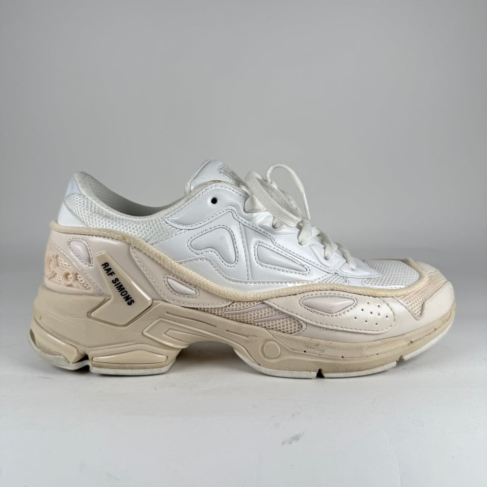 Raf Simons White/ Tan Ozweego Low-Top Sneaker Size 9