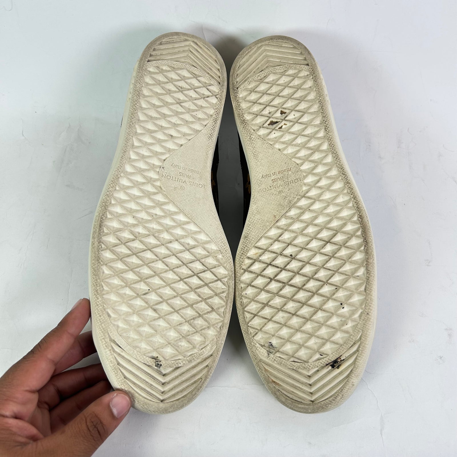 Louis Vuitton Ebene Monogram Luxembourg Sneaker Size LV 9