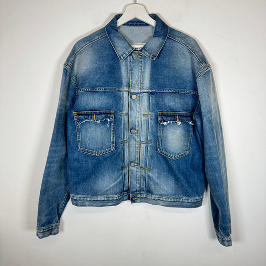 Maison Margiela SS21 Vintage Wash Denim Jacket Size 52