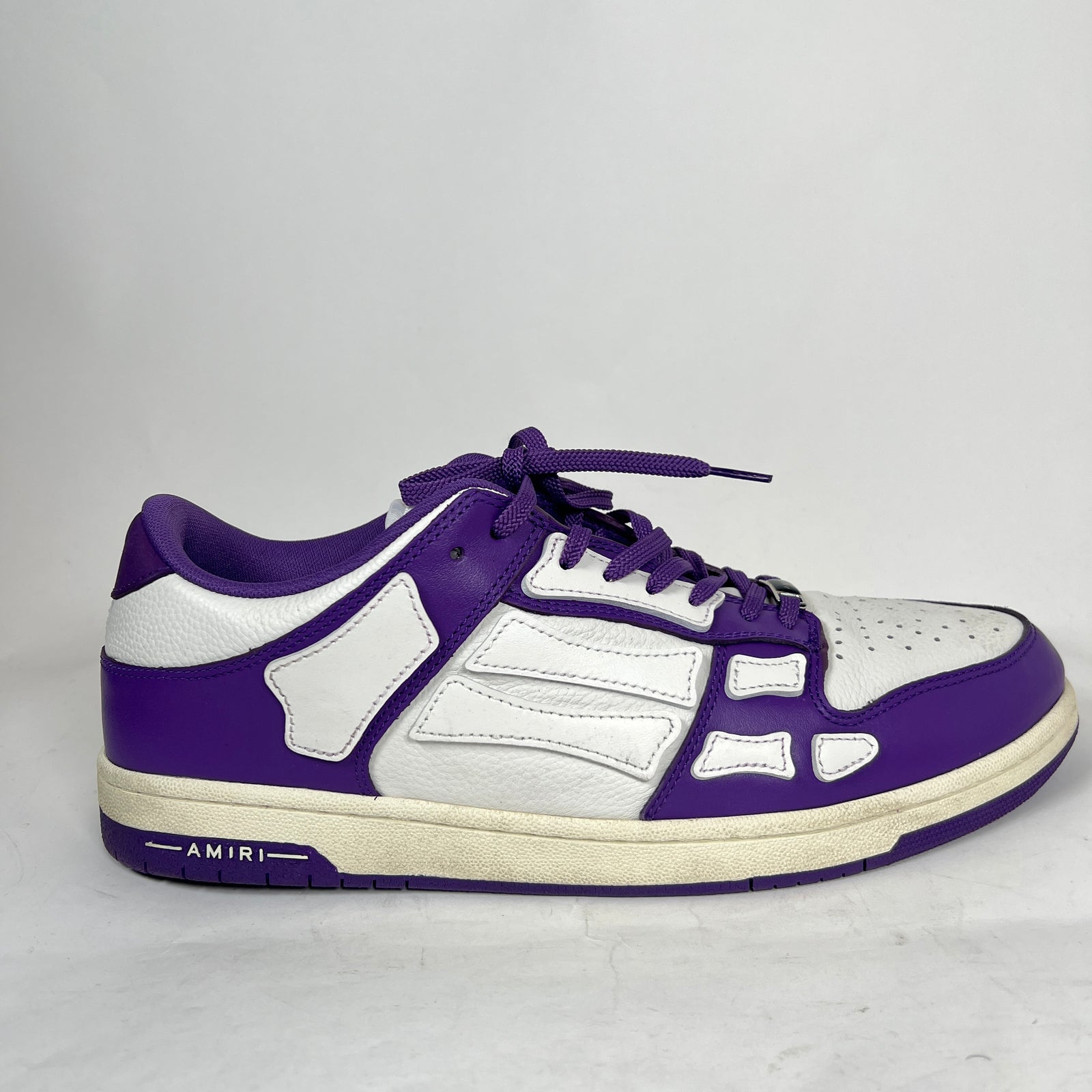 Amiri Purple Skel Low-Top Sneaker Size 47