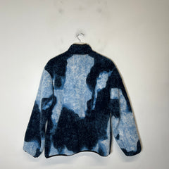 Supreme x The North Face Blue Bleached Denim Fleece Jacket Size S