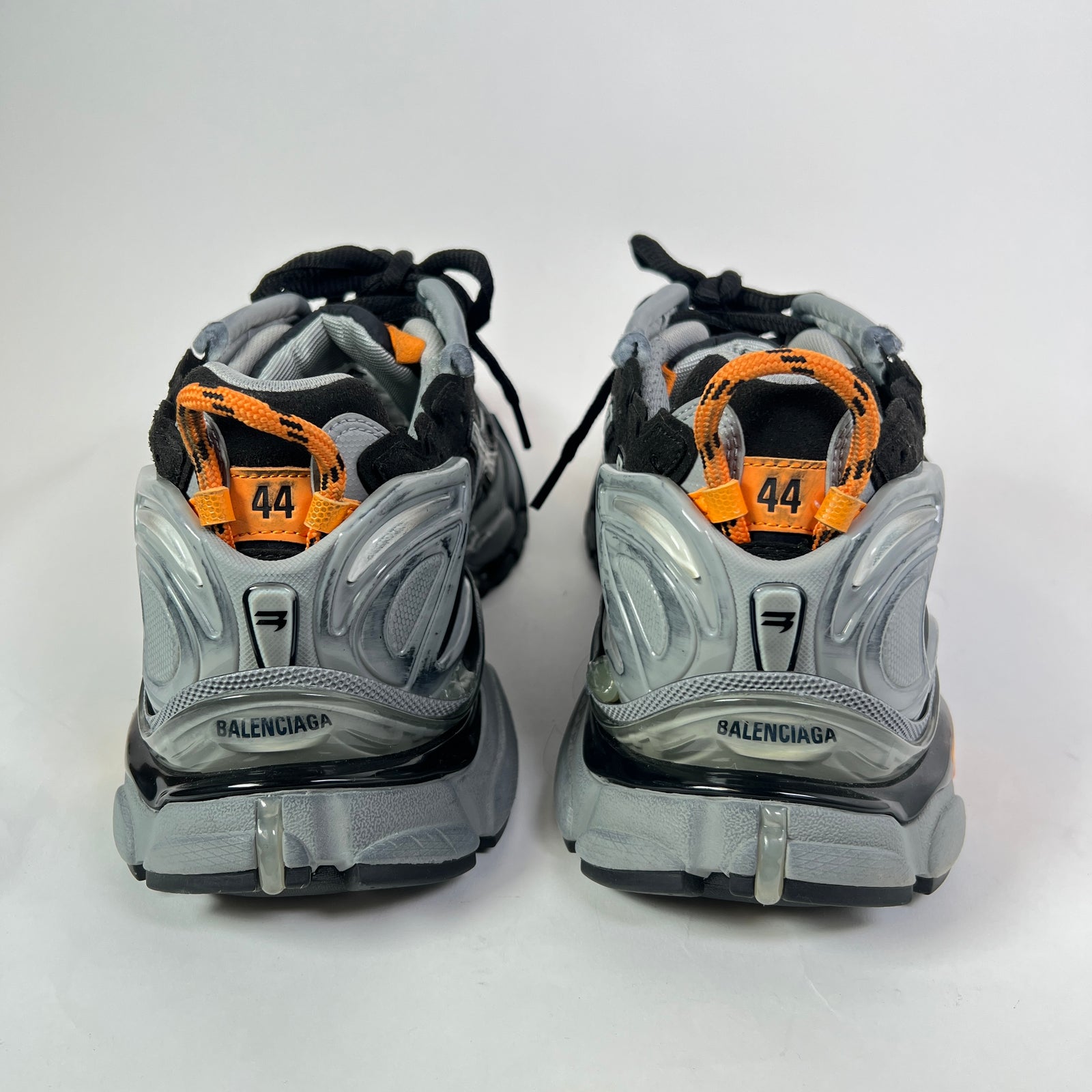 Balenciaga Black/Orange Nylon Runner