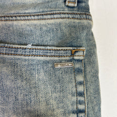 Amiri Antique Indigo MA Quad Applique Skinny Jeans