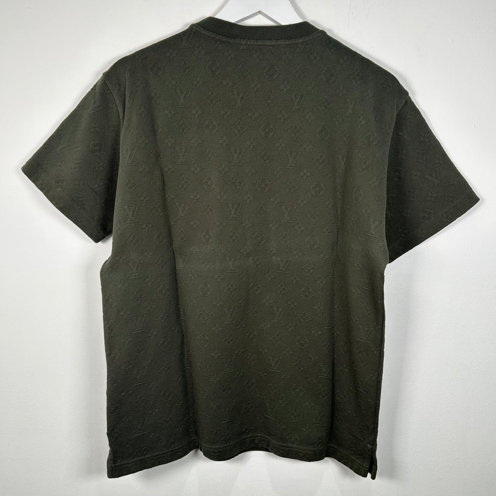 Louis Vuitton Green Monogram Knitted T-Shirt Size M