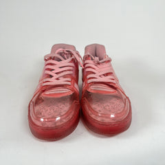 Louis Vuitton Pink Transparent Trainers LV 7.5