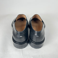 Maison Margiela Black Leather Tabi Loafer Size 44