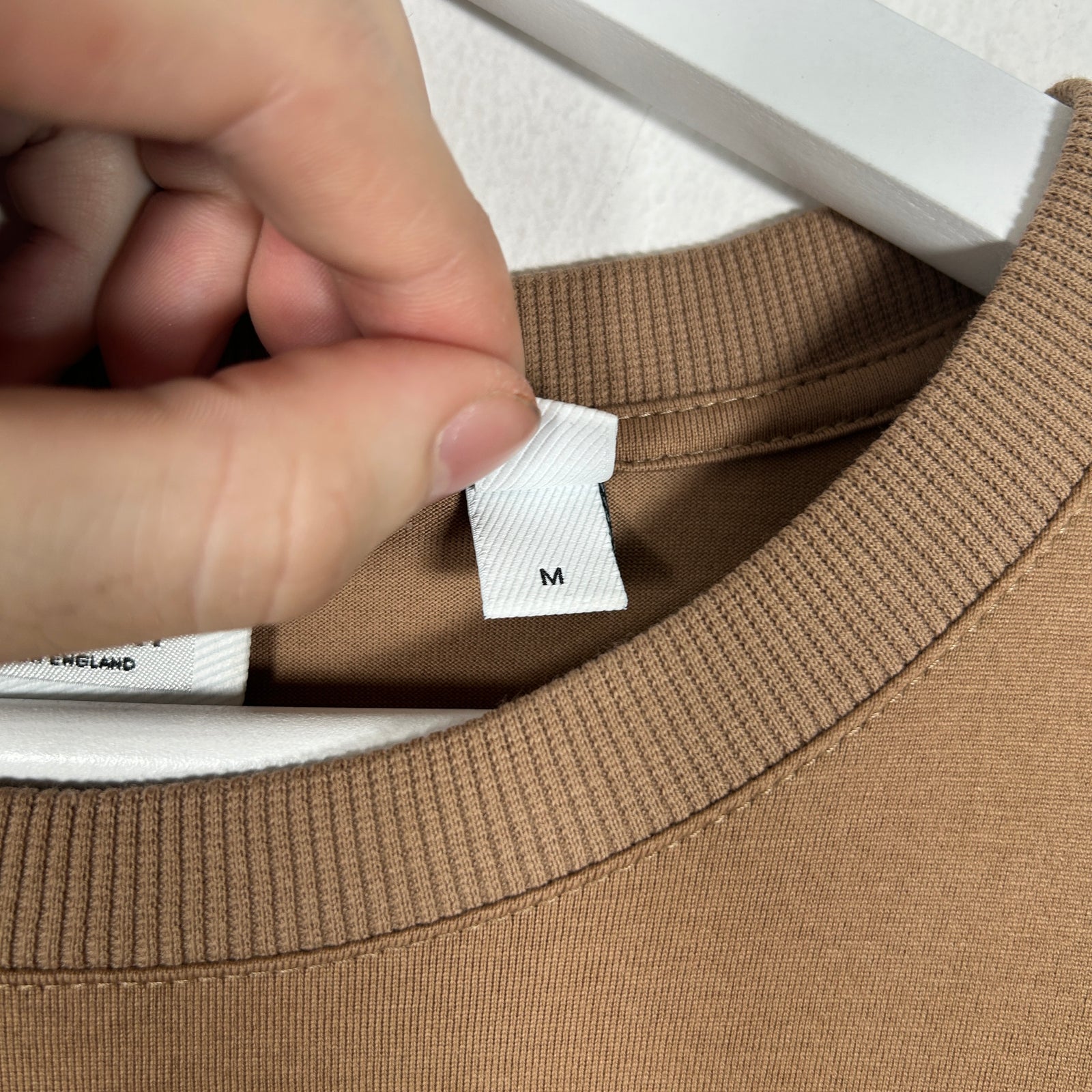 Burberry Brown Spell-out Logo T-Shirt Size M