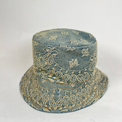 Amiri Bandana Paisley Denim Bucket Hat