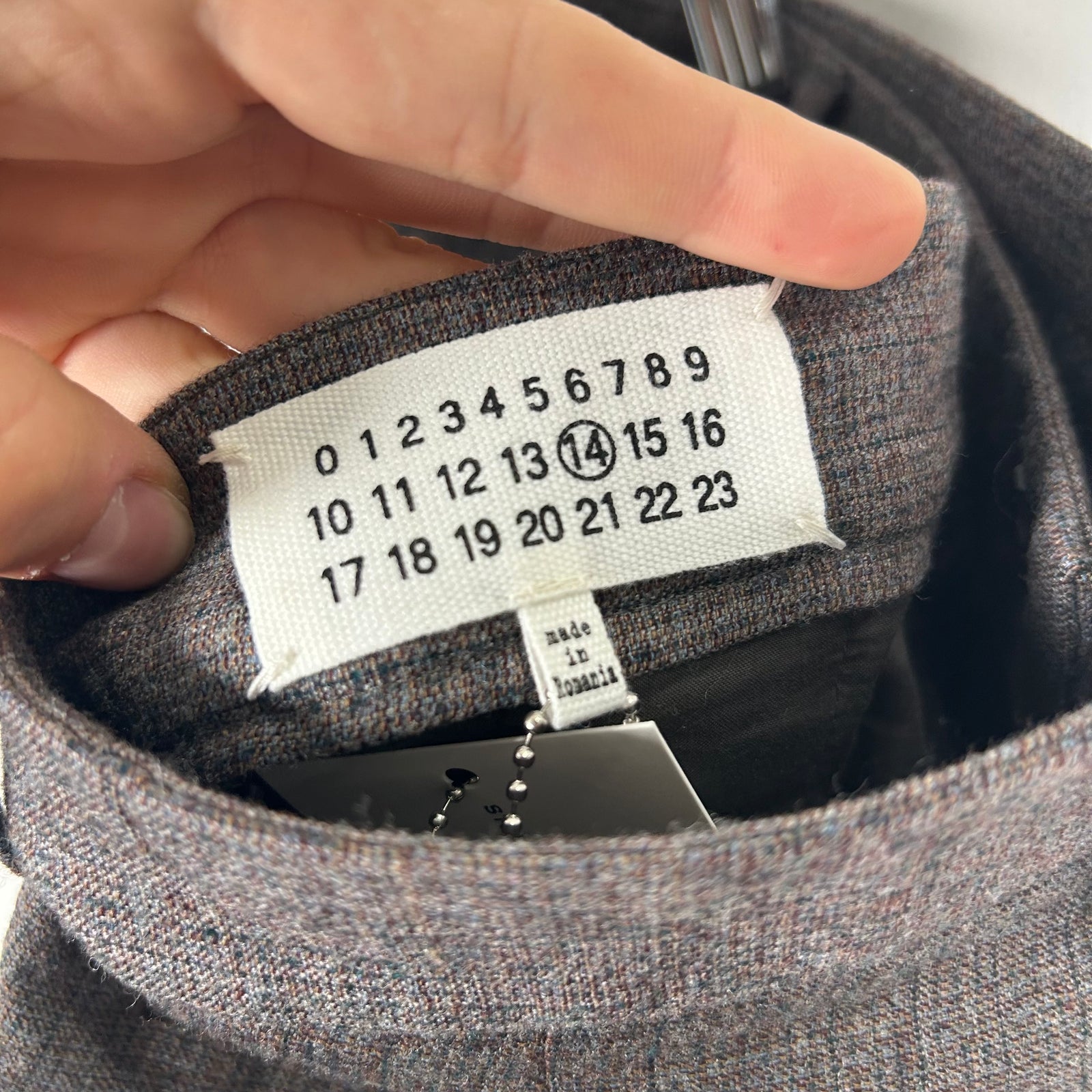 Maison Margiela Brown Wool Trousers Size 48